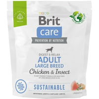 Produktbild von BRIT CARE Sustainable Adult Hundefutter für große Rassen mit Huhn und Insekten glutenfrei 1kg - 1 kg
