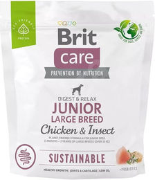 BRIT Care Sustainable Junior Large Breed Hundefutter mit Huhn und Insekten Bio glutenfrei 1 kg - 1 kg – Bild 1 von 2