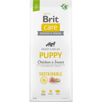 Produktbild von BRIT Care Sustainable Puppy Trockenhundefutter Huhn & Insekt für Welpen 12 kg - 12 kg