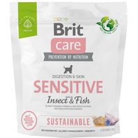 Produktbild von BRIT CARE Sustainable Sensitive Hundefutter für erwachsene Hunde mit Fisch und Insekten Bio 1 kg - 1 kg