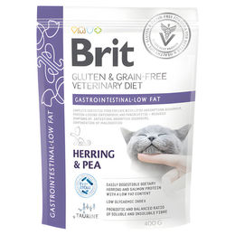 Brit Care Veterinary Diet Cat Gastrointestinal Low Fat Getreidefreies Trockenfutter für Katzen 400 g - 400 g – Bild 1 von 3