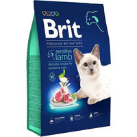Produktbild von BRIT Cat Premium by Nature Sensitive Katzenfutter Adult Lamm 8 kg - 8 kg