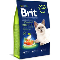 Produktbild von BRIT Cat Premium by Nature Sterilised Adult Katzenfutter Lachs und Truthahn 8 kg - 8 kg