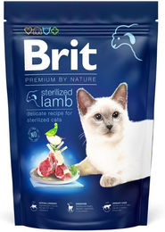 Produktbild von BRIT Cat Premium by Nature Sterilised Katzenfutter Lamm Stückchen in Sauce Adult 300 g - 300 g
