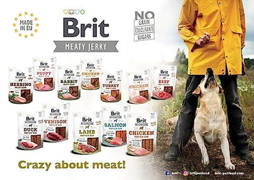 Brit Dog Meaty Jerky Kaninchen-Taler Hundensnack getreidefrei ohne Zucker 80 g - 12 x 80 g – Bild 1 von 2
