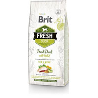 Produktbild von Brit Fresh Hundefutter Ente mit Hirse Active Run & Work Adult glutenfrei 2,5 kg - 2,5 kg