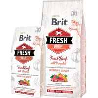 Produktbild von Brit Fresh Hundefutter für Welpen großer Rassen mit Rind und zur Unterstützung der Gelenke 12 kg - 12 kg