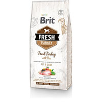 Produktbild von Brit Fresh Hundefutter Truthahn mit Erbse Light Fit & Slim für erwachsene Hunde 2,5 kg - 2,5 kg