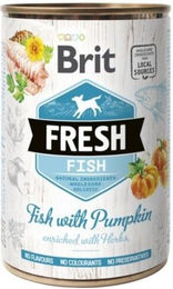 Brit Fresh Katzenfutter Fisch mit Kürbis und Huhn 400 g ohne Farb- und Aromastoffe – Bild 1 von 1
