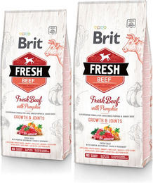 Produktbild von BRIT Hundefutter für Welpen großer Rassen Rind mit Kürbis 24 kg (2 x 12 kg) - 2 x 12 kg