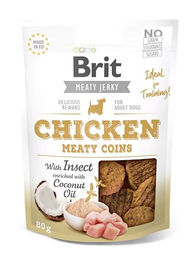 BRIT Justky Kausnack Hühnermünzen für Hunde 80g - 12 x 80 g – Bild 1 von 2