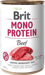 BRIT Mono Protein Hund Nassfutter Rindfleisch Adult Glutenfrei 400 g - 400 g – Bild 1 von 5