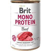 Produktbild von BRIT Mono Protein Hundefutter Rind Stückchen in Sauce Sensitive 6 x 400 g