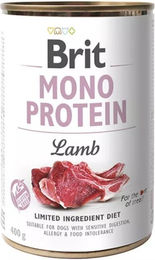 BRIT Mono Protein Lamm Hypoallergenes Nassfutter für Hunde Stückchen in Sauce 400 g - 400 g – Bild 1 von 4