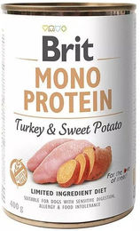BRIT Mono Protein Nassfutter Pute und Süßkartoffel Monoprotein Glutenfrei Adult 400 g - 400 g – Bild 1 von 5
