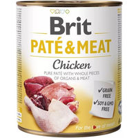 Produktbild von BRIT Pate & Meat Chicken Getreidefreie Hühnerpastete für Hunde Adult 800 g - 800 g