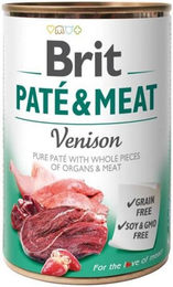 BRIT Pate & Meat Hundefutter Pastete mit Wildfleisch und Huhn Adult Getreidefrei 6x400 g - 400 g – Bild 1 von 3
