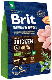 BRIT Premium By Nature Adult Extra Large Hundefutter Huhn Hypoallergen 3 kg - 3 kg – Bild 1 von 5