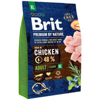Produktbild von BRIT Premium By Nature Adult Extra Large Hundefutter Huhn Hypoallergen 3 kg - 3 kg