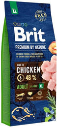 Produktbild von Brit Premium by Nature Adult Hundefutter 2x15kg