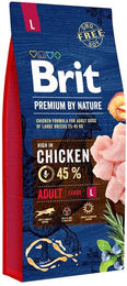 Produktbild von Brit Premium by Nature Adult Hundefutter 2x15kg