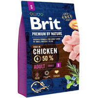 Produktbild von Brit Premium by Nature Adult Hundefutter Kleine Rassen Huhn Glutenfrei 3 kg - 3 kg