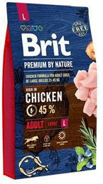 Brit Premium by Nature Adult Large L Hundetrockenfutter mit Huhn für große Rassen 8 kg - 8 kg – Bild 1 von 4