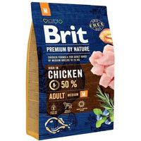 Produktbild von BRIT Premium by Nature Adult Medium Trockenfutter mit Huhn für mittelgroße Hunde 3 kg - 3 kg