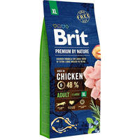 Produktbild von BRIT Premium by Nature Adult XL Hundefutter mit Huhn für Riesenrassen 15 kg - 15 kg