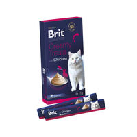 Produktbild von BRIT Premium by Nature Cat Creamy Treats Huhn 6 x 15 g