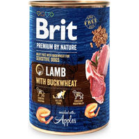 Produktbild von BRIT Premium by Nature Getreidefreies Hundefutter Lamm und Huhn Pastete 400 g - 400 g