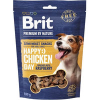 Produktbild von BRIT Premium by Nature Halbfeuchter Belohnungssnack für Hunde mit Huhn, ohne Farb- und Aromastoffe sowie Konservierungsstoffe, 180g