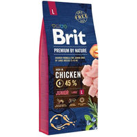 Produktbild von Brit Premium by Nature Junior Hundefutter für große Rassen 2x15kg