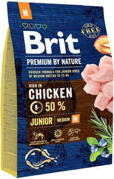 BRIT Premium By Nature Junior Hundefutter Huhn Glutenfrei 3 kg - 3 kg – Bild 1 von 10