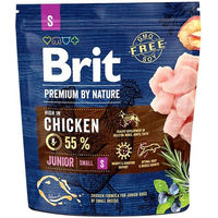 Produktbild von BRIT Premium By Nature Junior Small S Trockenfutter für kleine Hunderassen mit Huhn 1 kg - 1 kg
