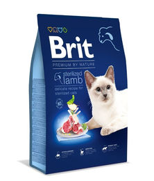 Brit Premium by Nature Katzenfutter Sterilisiert Lamm Adult 8 kg - 8 kg – Bild 1 von 8