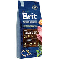 Produktbild von BRIT Premium by Nature Light Hundefutter Truthahn für Adult zur Gewichtsreduktion 15 kg - 2 x 15 kg