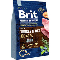 Produktbild von BRIT Premium by Nature Light Trockenfutter für erwachsene Hunde mit Pute und Huhn glutenfrei 3 kg - 3 kg
