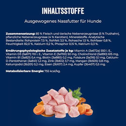 Brit Premium by Nature Nassfutter für Welpen und Junghunde Truthahn mit Stückchen in Soße 24 x 85 g - 24 x 85 g – Bild 1 von 3