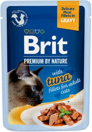 BRIT Premium by Nature Nassfutter mit Thunfisch in Sauce für adulte Katzen 24x85g - 24 x 85 g – Bild 1 von 2