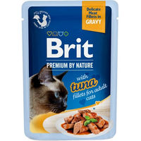 Produktbild von BRIT Premium by Nature Nassfutter mit Thunfisch in Sauce für adulte Katzen 24x85g - 24 x 85 g