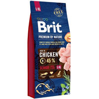 Produktbild von BRIT Premium By Nature Senior L+XL Trockenfutter mit Huhn für große und riesige Hunde 15 kg - 15 kg