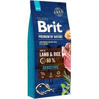 Produktbild von Brit Premium by Nature Sensitive Lamm Hundetrockenfutter Adult Hypoallergen 15 kg - 15 kg