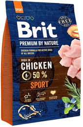 BRIT Premium By Nature Sport Hundefutter Huhn Adult 3 kg - 3 kg – Bild 1 von 2