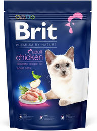 Brit Premium by Nature Trockenfutter für ausgewachsene Katzen mit Huhn 300 g - 300 g – Bild 1 von 2