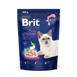Brit Premium by Nature Trockenfutter für ausgewachsene Katzen mit Huhn 800 g - 800 g – Bild 1 von 10