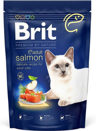 Brit Premium by Nature Trockenfutter für ausgewachsene Katzen mit Lachs 300 g - 300 g – Bild 1 von 9