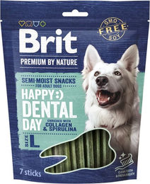 BRIT Premium Dental Semi-moist Snack L Zahnpflege-Snack für große Hunde mit Kollagen und Spirulina 250g – Bild 1 von 1
