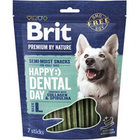 Produktbild von BRIT Premium Dental Semi-moist Snack L Zahnpflege-Snack für große Hunde mit Kollagen und Spirulina 250g