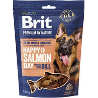 Produktbild von BRIT Premium Hundesnack Lachs und Geflügel halbweich ohne Zucker 180 g